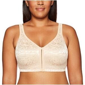 ARABELLA Beige Bra Womens Size 40C Wirefree Lounge Intimates Comfort Neutral